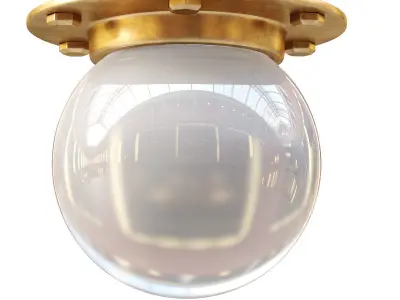 Bubble ceiling light  Low-poly 3D model