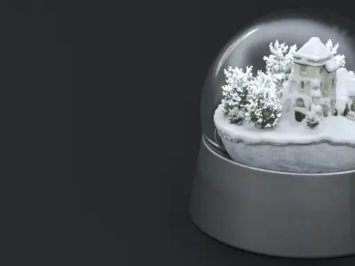 THE CHURCH SNOW GLOBE 2024 3D model