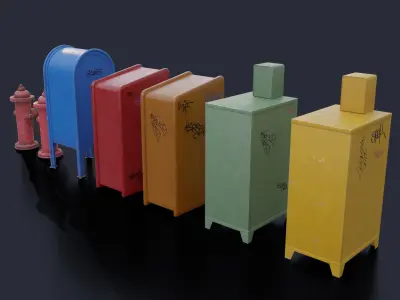 Street Assets 3D model