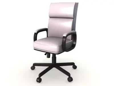 office chair executive 008 Low-poly 3D model