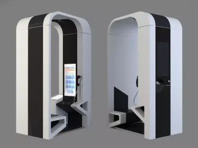 Multimedia Kiosk 3D model