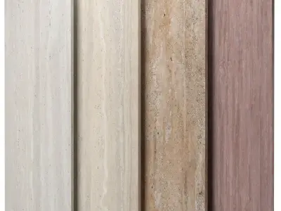 Travertine Porcelain tiles - set 03 Texture