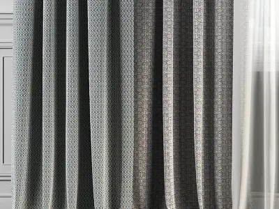 Curtain Set 135 3D model