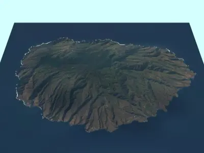 La Gomera Island 3D model