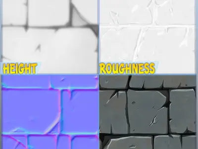 Stylized Wall Seamless Texture Texture 48