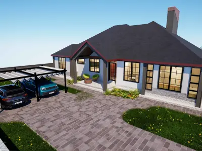 Bungalow 3D Model 3D model