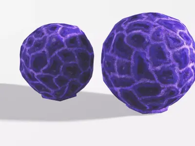 Alien Flora 1 - A collection of Alien plants Low-poly 3D model