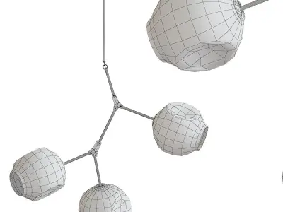 BRANCHING BUBBLES BB 03 31 Low-poly 3D model