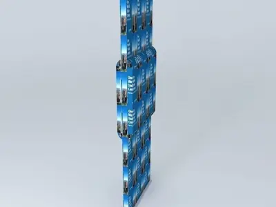 2w display stand Free 3D model