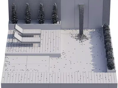 Backyard 07 3D model