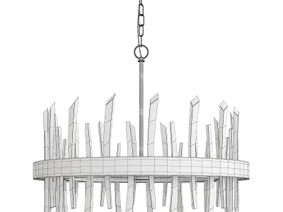 Revel Chandelier Low-poly 3D model