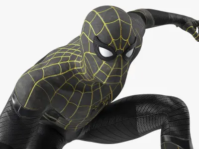  Spiderman Black Suit Poses Collection 