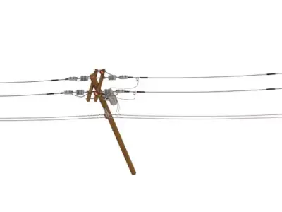 Utility Pole 3D model