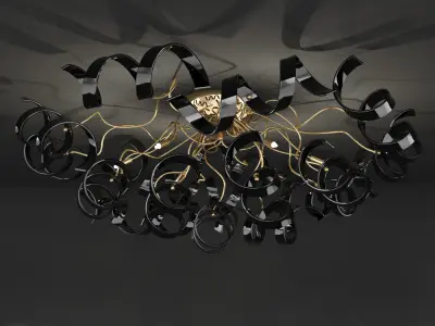 Ceiling light Astro MetalLux 18 pieces 3D model