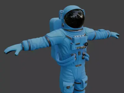 Spacesuit Astronaut Suit 3D Model High Detail 3D model