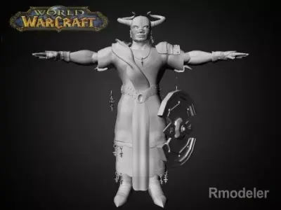 Dwarf Hammer 3D model