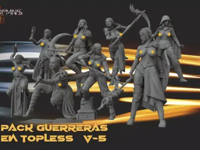 ROLE GAME WARRIORS 3D print model