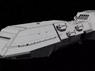 Dreadnought Class - Star Wars - Fan Art 3D model