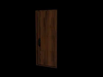 Door Interior model Low-poly 3D model