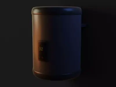 Electric Water Heater GameReady - LowPoly with PBR Material Low-poly 3D model