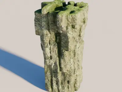 Rock 7 Low-poly 3D model