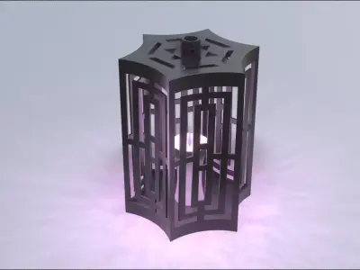 Light Box Low-poly 3D model