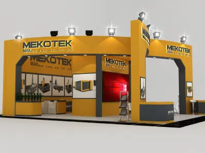 Mekotek -02 Size 10 m x 8 m  Height 450 cm 3D model