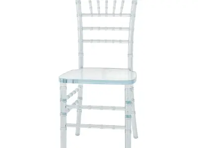 Chiavari Chair Crystal Ice  Low-poly 3D model