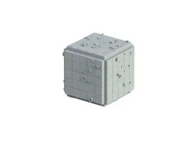 Sci Fi Object No 1824 Low Poly Low-poly 3D model
