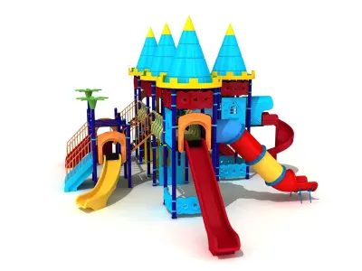  Huge Metal Playpen 25 3D model
