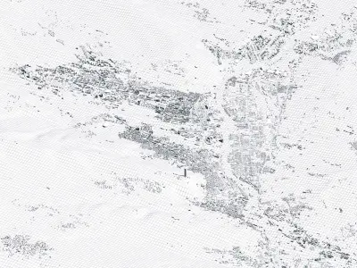 Tbilisi Georgia City Landscape 3D Model 3D model