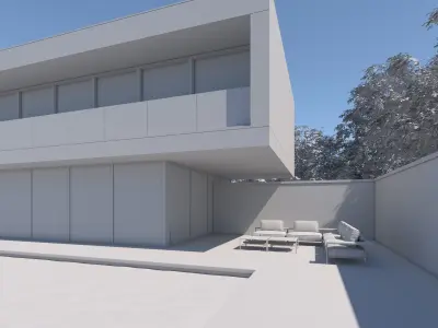 Exterior House Scene 2 3D model