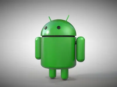 Android Robot - 3D Logo Low-poly 3D model