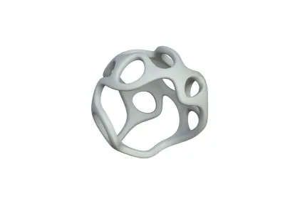 SciFi Cube Object No 39865 Low Poly Shape Texture