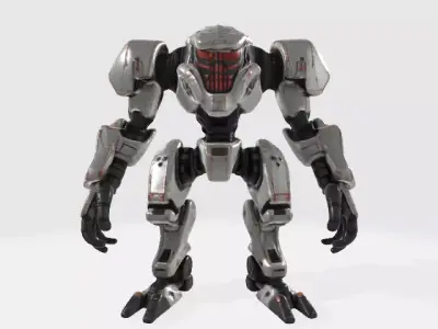 Mecha robot 3D model