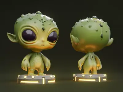 Alien - 3D Print 3D print model