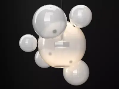 Giopato and Coombes BOLLE 6 bubble Frostblack 3D model