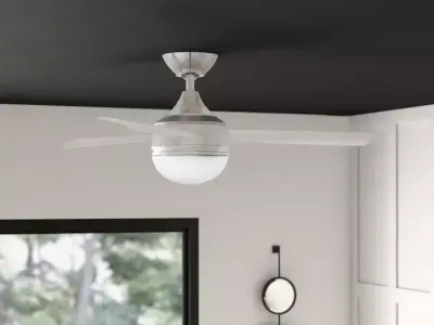 Morton Propeller Ceiling Fan - 3 Colour 3D model