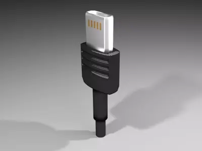 USB - Lighting 3D model