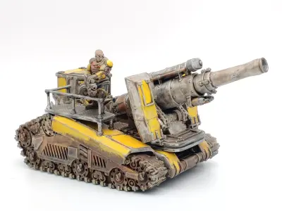 Cyberzerkers - Mobile Cannon Platform 3D print model