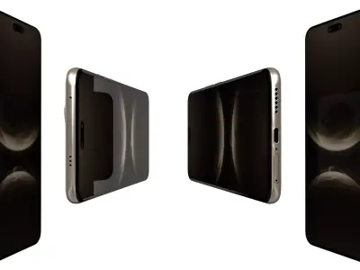 Huawei nova 14 Ultra Floating Light Gold High Poly 3D model