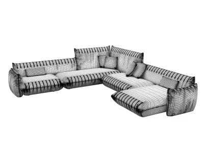 Bellavita Sofa Large 3D model