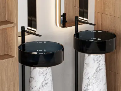 Bathroom Furniture Composition 03 3D model