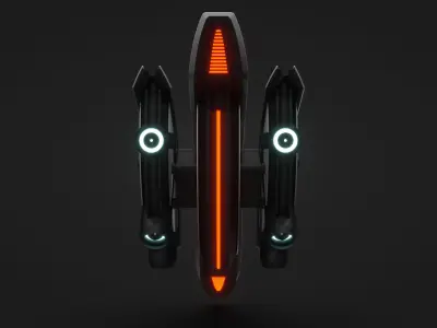 Spaceship Canopus 3D model