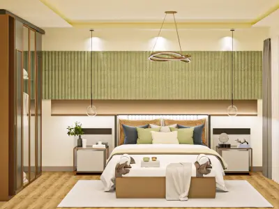 BEDROOM with accents 3D print model