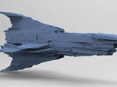 Star Glider Ship 4  3D model