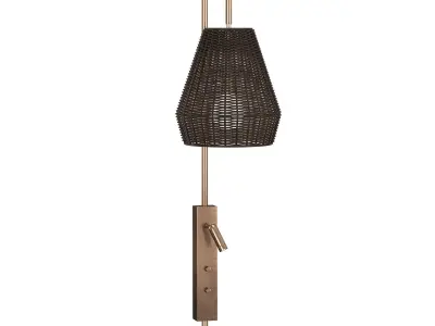 Bedside lamp 3D model 2