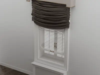 Sliding Sash classic Window 3D model