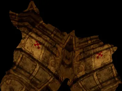 Old Map Sci-Fi Scroll  3D model