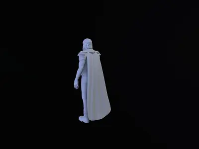 MalaK - star wars  Low-poly 3D model